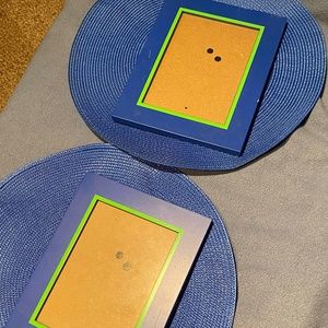 Cynthia Rowley frames and placemats set